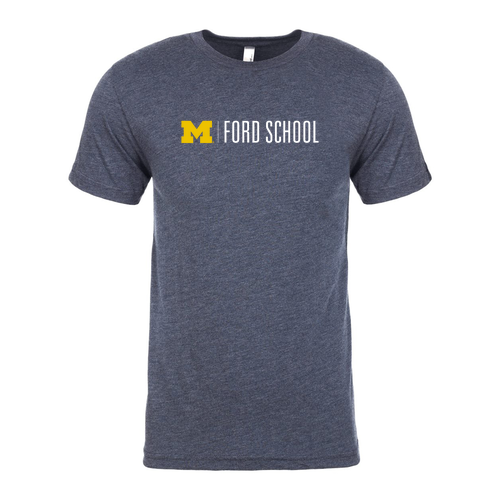 Mens/Unisex Next Level Soft Fitted Triblend Tee -- Vintage Navy