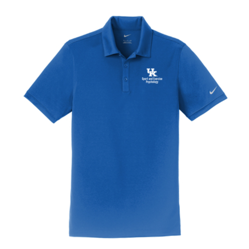 Nike Golf Dri Fit Smooth Performance Modern Fit Polo -- Gym Blue