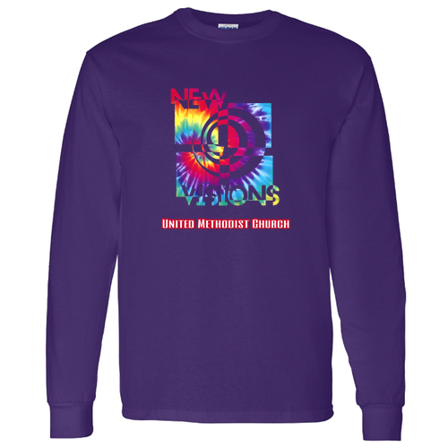 Gildan Heavy Cotton Longsleeve Basic T-Shirt -- Purple