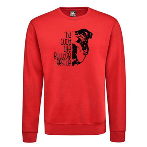 J. America BTB Fleece Crew -- Red