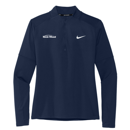 Nike Ladies Dri-FIT Element 1/2-Zip Top -- Navy