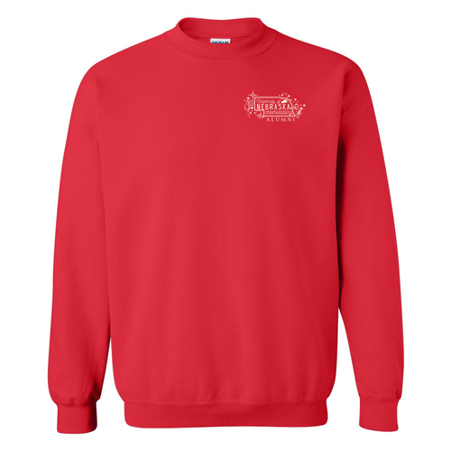 Gildan Heavy Blend Crew Neck Unisex Sweatshirt -- Red