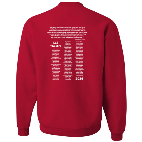 Jerzees 8 Oz., 50/50 Nublend Fleece Crew -- True Red