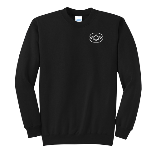 Port and Company Classic Crewneck Sweatshirt -- Jet Black