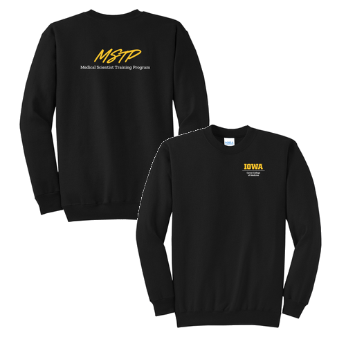 Port and Company Classic Crewneck Sweatshirt -- Jet Black
