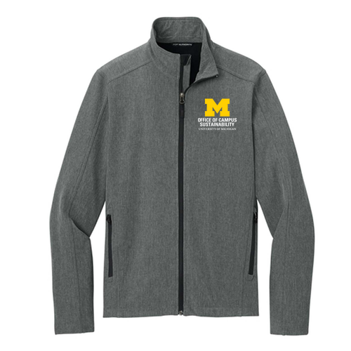 Port Authority Core Soft Shell Jacket -- Pearl Grey Heather, $55