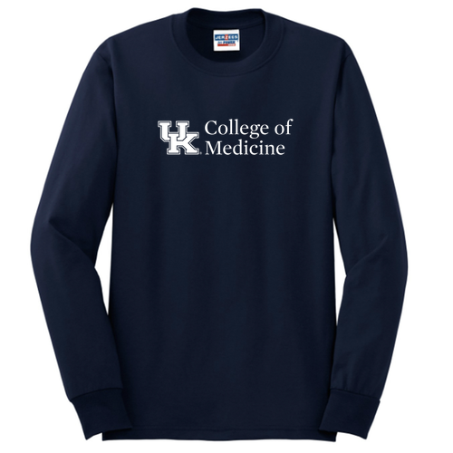 Jerzees Dri-Power Active Adult Longsleeve Tee -- J Navy