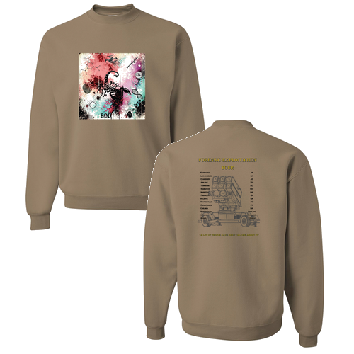 Jerzees 8 Oz., 50/50 Nublend Fleece Crew -- Khaki