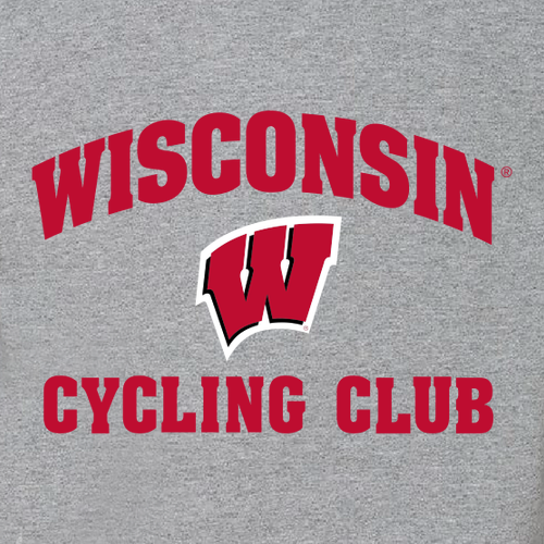 Wisconsin Cycling Club Hoodie -- Athletic Heather