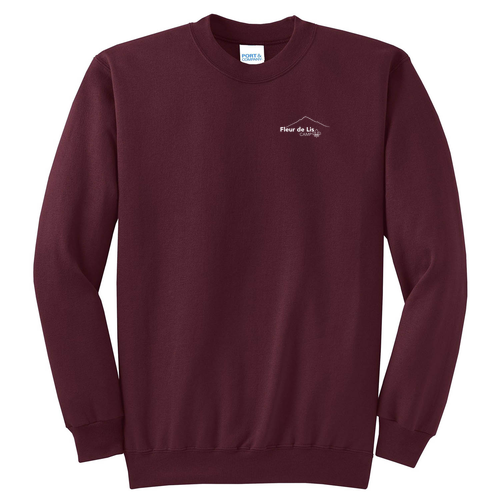 Port and Company Classic Crewneck Sweatshirt -- Maroon