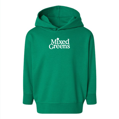 Toddler Pullover Fleece Hoodie -- Kelly