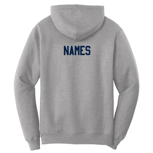 Port and Company Core Fleece Pullover Hooded Sweatshirt -- Ash