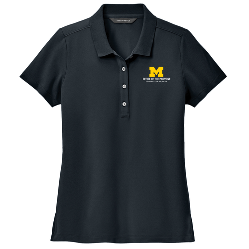 Mercer+Mettle Women's Stretch Pique Polo -- Night Navy