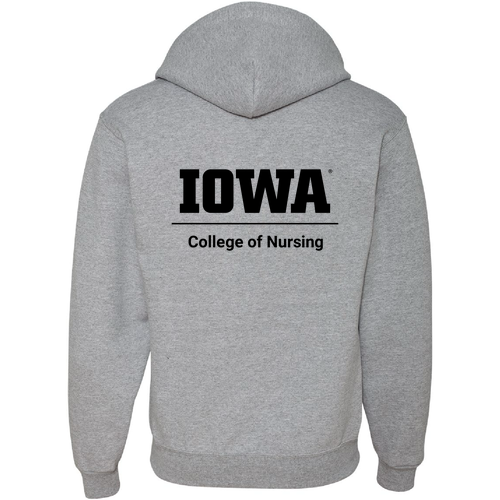 Jerzees Full Zip Hooded Sweatshirt -- Athletic Heather