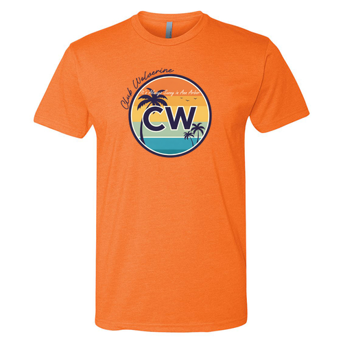 Mens/Unisex Next Level Soft Fitted CVC Tee -- Orange