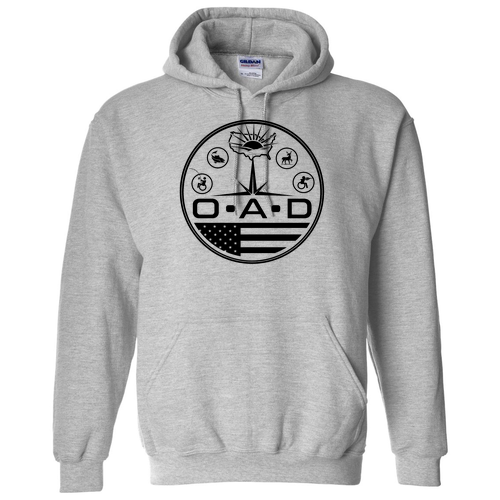 Gildan Heavy Blend Hooded Sweatshirt -- Sport Grey