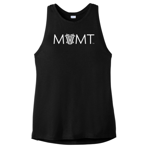 Coach's Tri-Blend Wicking Tank -- Black Triad Solid