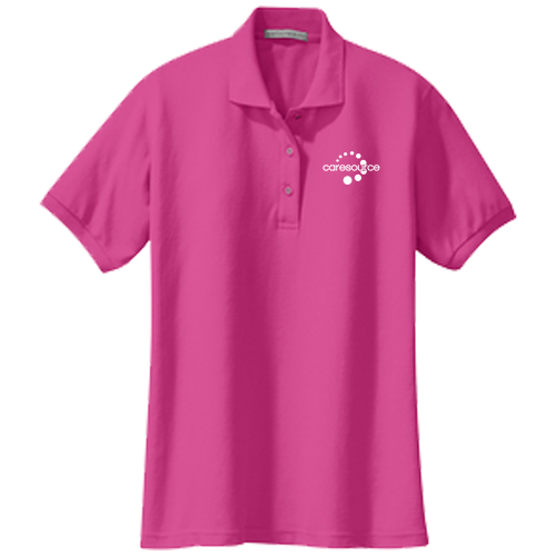 Ladies Port Authority Silk Touch Sport Shirt. -- Tropical Pink
