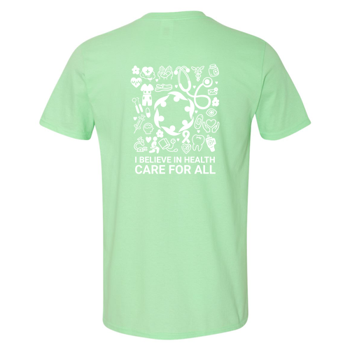 Health Care For All Gildan SoftStyle Cotton T-Shirt -- Mint Green
