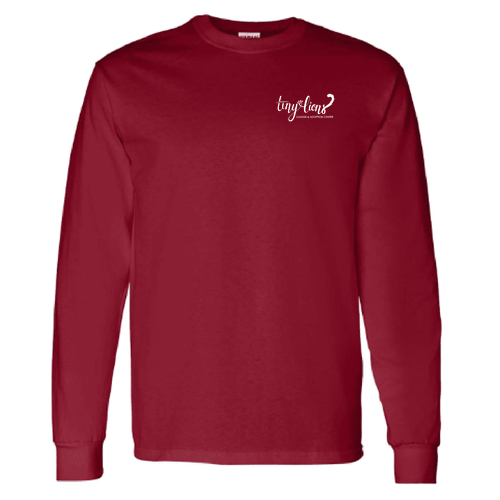 Gildan Heavy Cotton Longsleeve Basic T-Shirt -- Cardinal