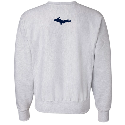 Champion Reverse Weave Crewneck Sweatshirt -- Silver Grey