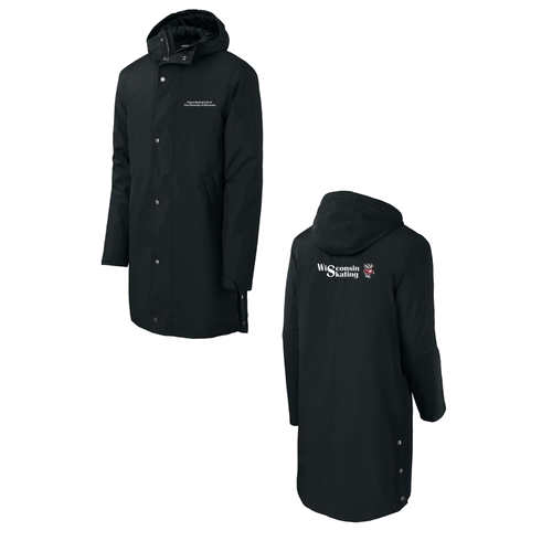 Sport-Tek Waterproof Insulated Sideline Parka -- Black