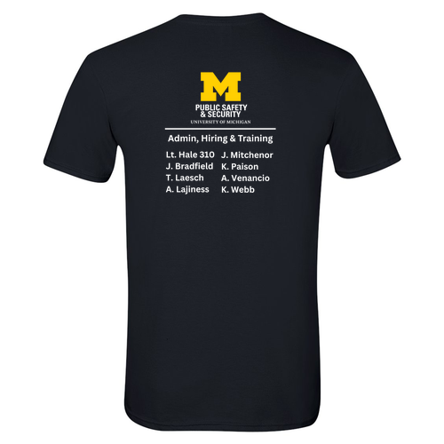 Gildan SoftStyle T-Shirt -- Black, Admin Hiring