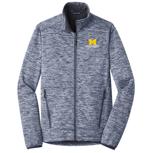 Ladies Sport-Tek PosiCharge Electric Heather Soft Shell Jacket -- Black Electric