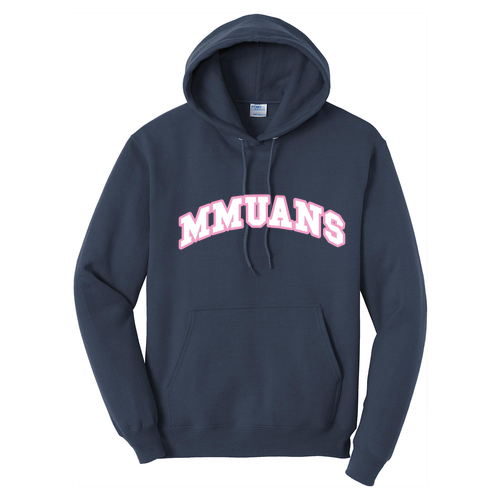 Port and Company Core Fleece Pullover Hooded Sweatshirt -- Navy -- MMUANS