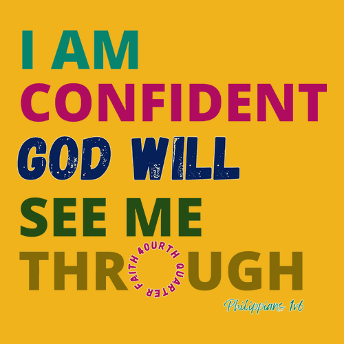 [HIDE] God Will See Me Through Hooded Sweatshirt -- Gold