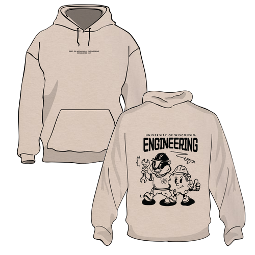 Gildan Heavy Blend Hooded Sweatshirt -- Sand