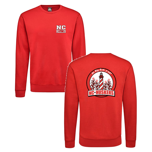 Adult Unisex NC Husker Crewneck Sweatshirt