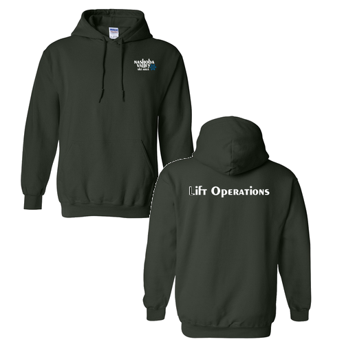 Gildan Heavy Blend Hooded Sweatshirt -- Forest Green