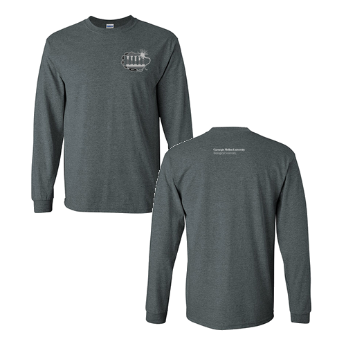 Gildan Ultra Cotton Longsleeve Basic T-Shirt -- Dark Heather