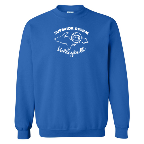 Gildan Heavy Blend Crew Neck Sweatshirt -- Royal
