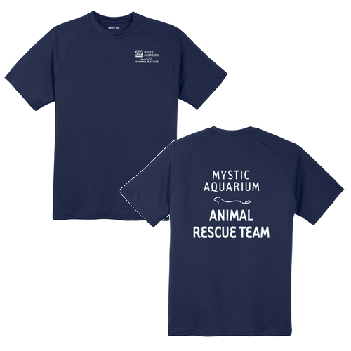 Mystic Aquarium Animal Rescue Program T-Shirt (True Navy)
