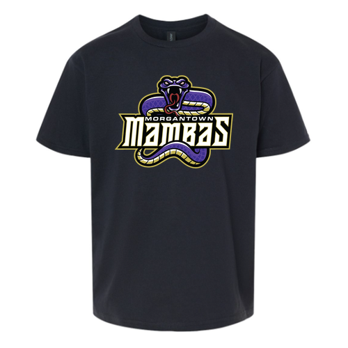 Morgantown Mambas Gildan Youth Softstyle T-Shirt -- Black