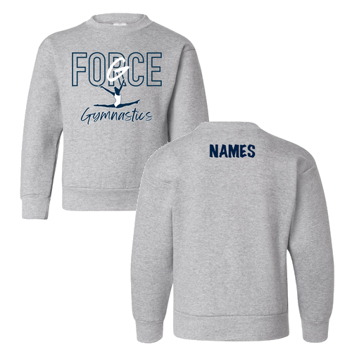 G-Force Youth Crewneck Sweatshirt -- Light Steel