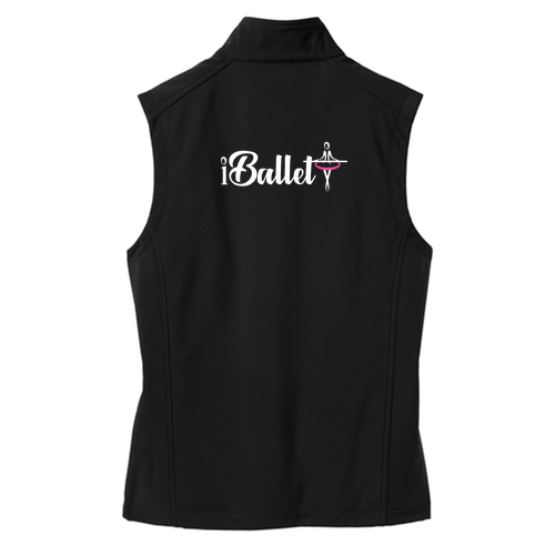 Mens/Unisex Port Authority Core Soft Shell Vest -- Black