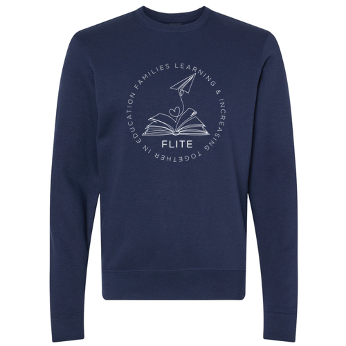 J. America BTB Fleece Crew -- True Navy