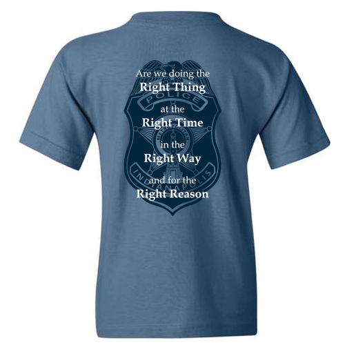 Gildan Heavy Cotton Basic Youth T-Shirt -- Indigo Blue