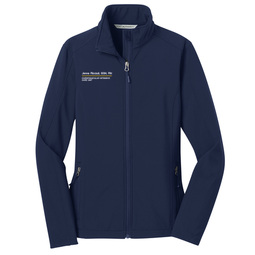 Port Authority Ladies Core Soft Shell Jacket -- Dress Blue Navy