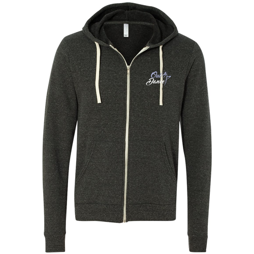 Bella Canvas Triblend Sponge Fleece Full-Zip Hoodie -- Dance Dad