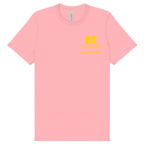 Bella Canvas Soft Fitted Jersey T-Shirt -- Pink