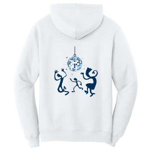 Port and Company Core Fleece Pullover Hooded Sweatshirt -- White