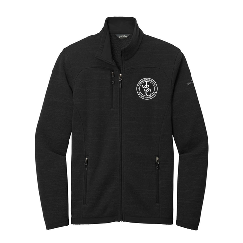 Eddie Bauer Sweater Fleece Full-Zip -- Black EMBROIDERED