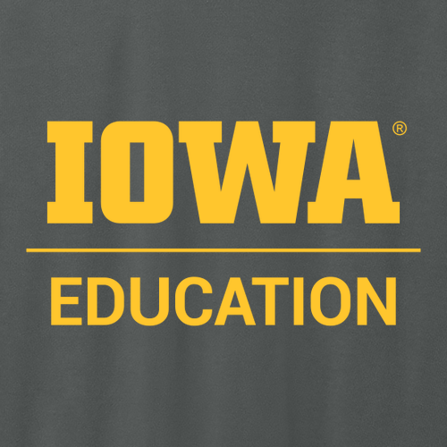 Hawkeye Teachers Comfort Colors Garment Dyed Hooded Pullover Sweatshirt -- Pepper