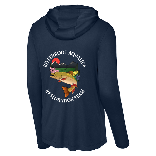 Sport-Tek Posi-UV Pro Long Sleeve Hoodie -- True Navy