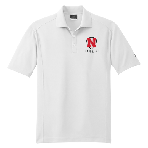 Nike Golf Dri Fit Classic Sport Shirt -- White
