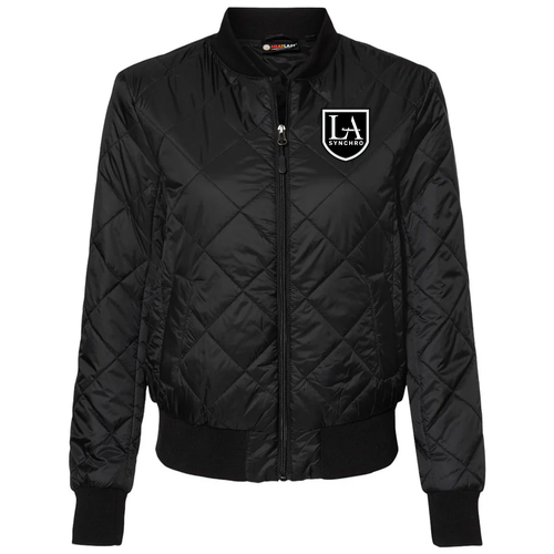 Weatherproof Women's HeatLast Quilted Packable Bomber -- Black